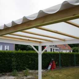 Installation de pergola en PVC Berck